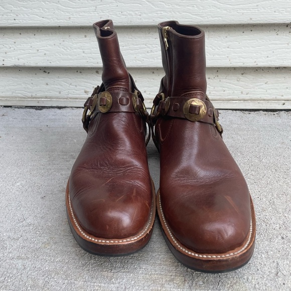 Love Jules Leather Harness Boots - Picture 2 of 16